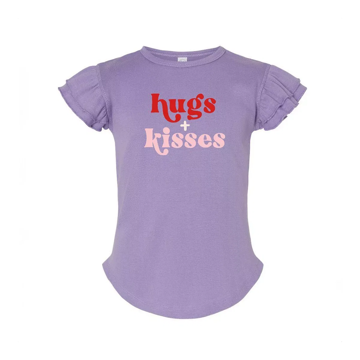 Детская футболка с коротким рукавом Hugs And Kisses The Juniper Shop, Seafoam
