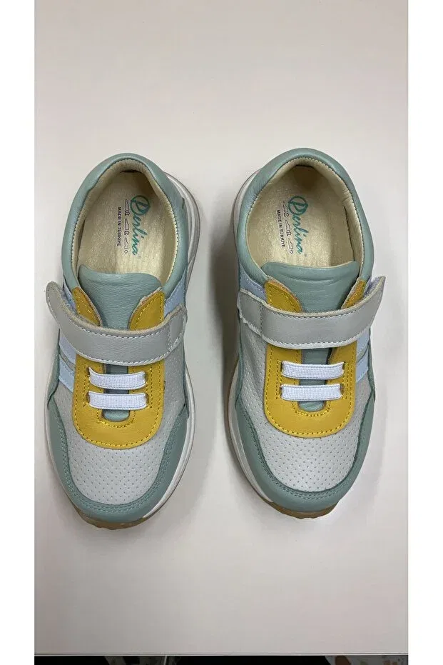 Детские спортивные туфли для девочек без каблука Eren Premium, Khaki — фото 3