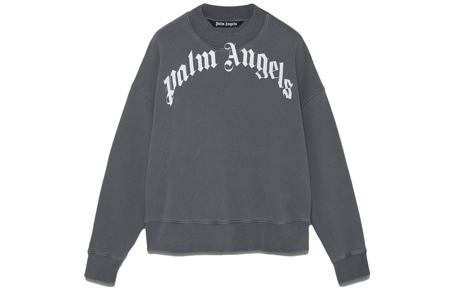 

Изогнутый логотип с круглым вырезом Palm Angels, серый