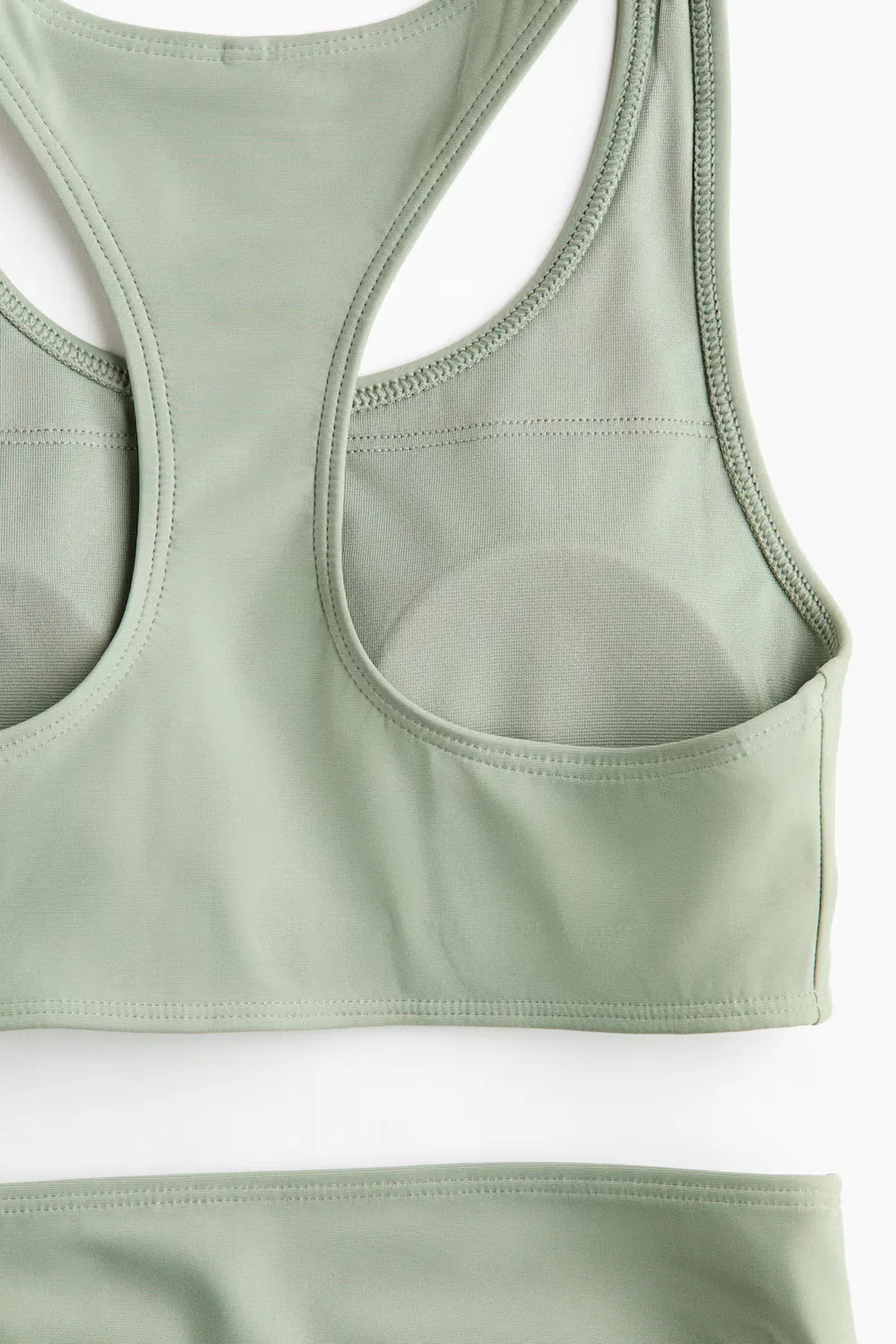 Спортивное бикини из лайкры Extra Life H&M, Helles Khakigrün — фото 2