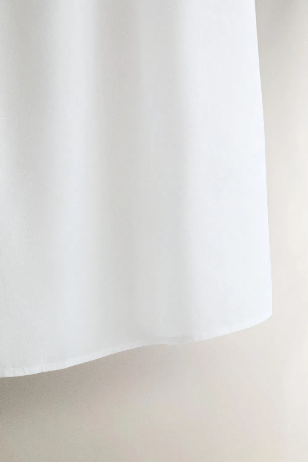 Хлопковая ночная рубашка с вышивкой ZARA, White — фото 4