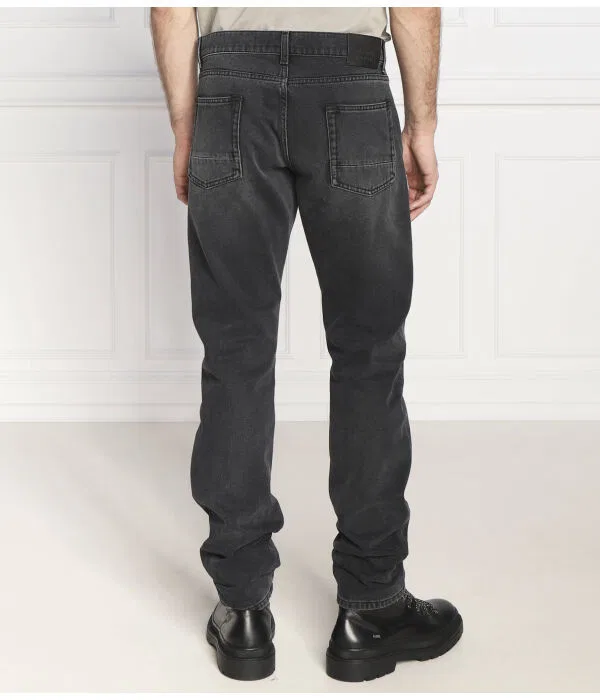 Мужские джинсы с зауженным кроем Tapered Fit Alexander McQueen, черный — фото 4