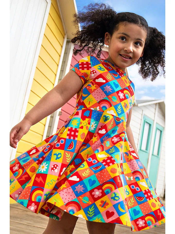 Платье с принтом Spring Frugi, разноцветный — фото 2
