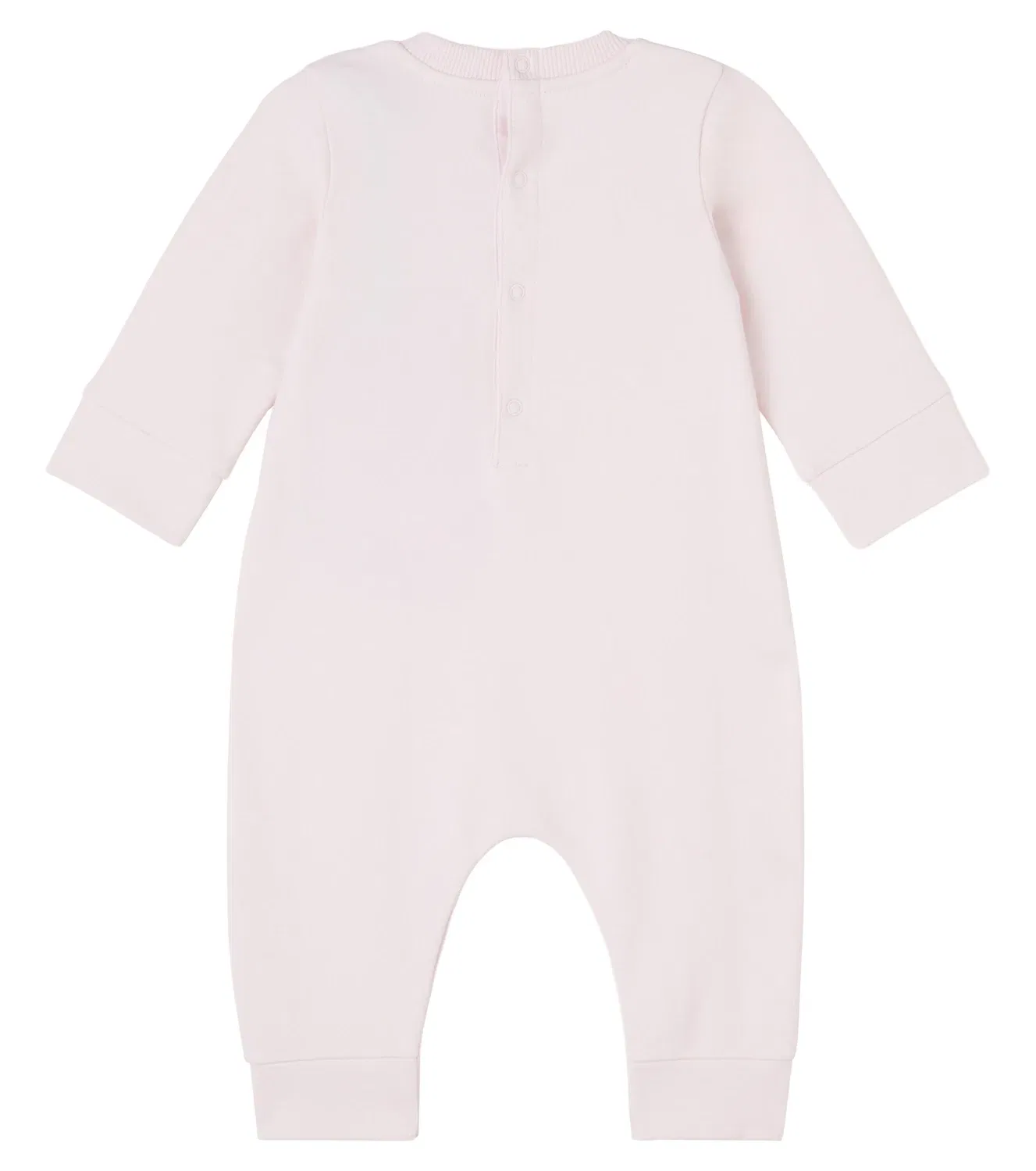 Комбинезон хлопковый Moncler Enfant, розовый — фото 2