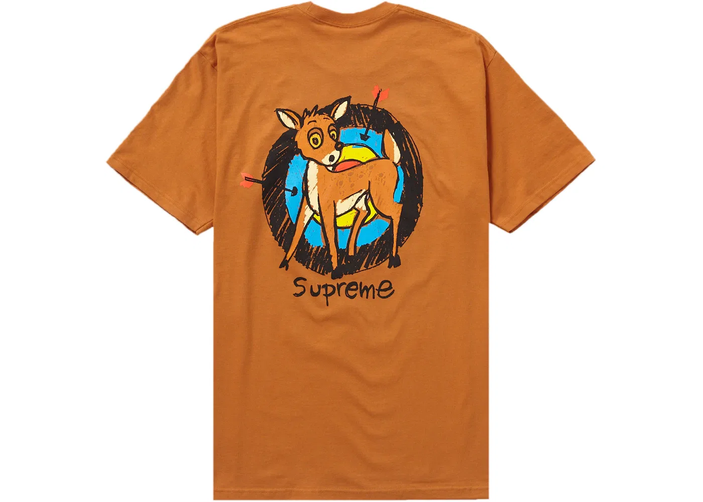 Мужская футболка с принтом Tee Supreme, Burnt Orange