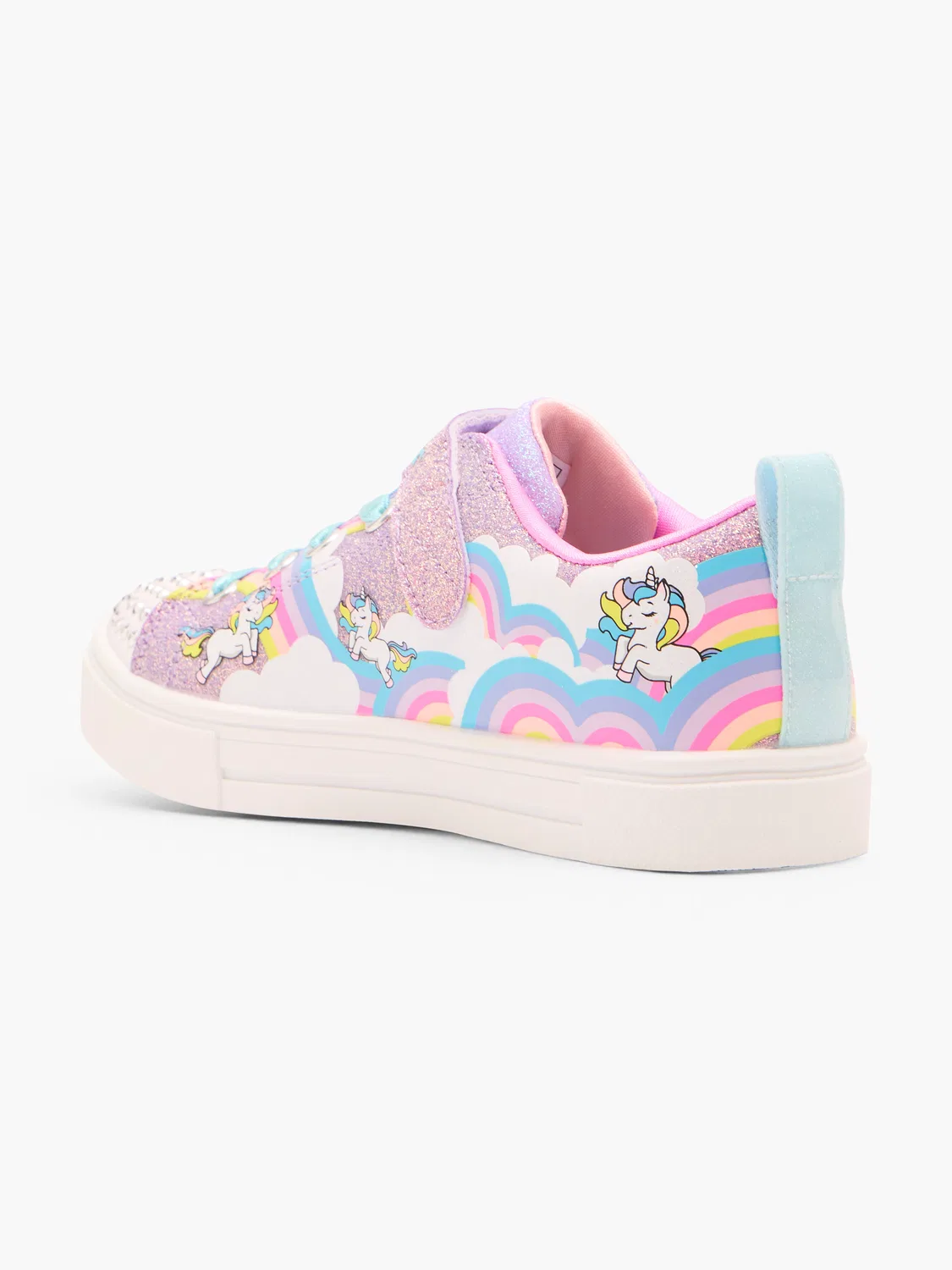 Детские кроссовки со светодиодами Skechers TWINKLE TOES, сиреневый — фото 3