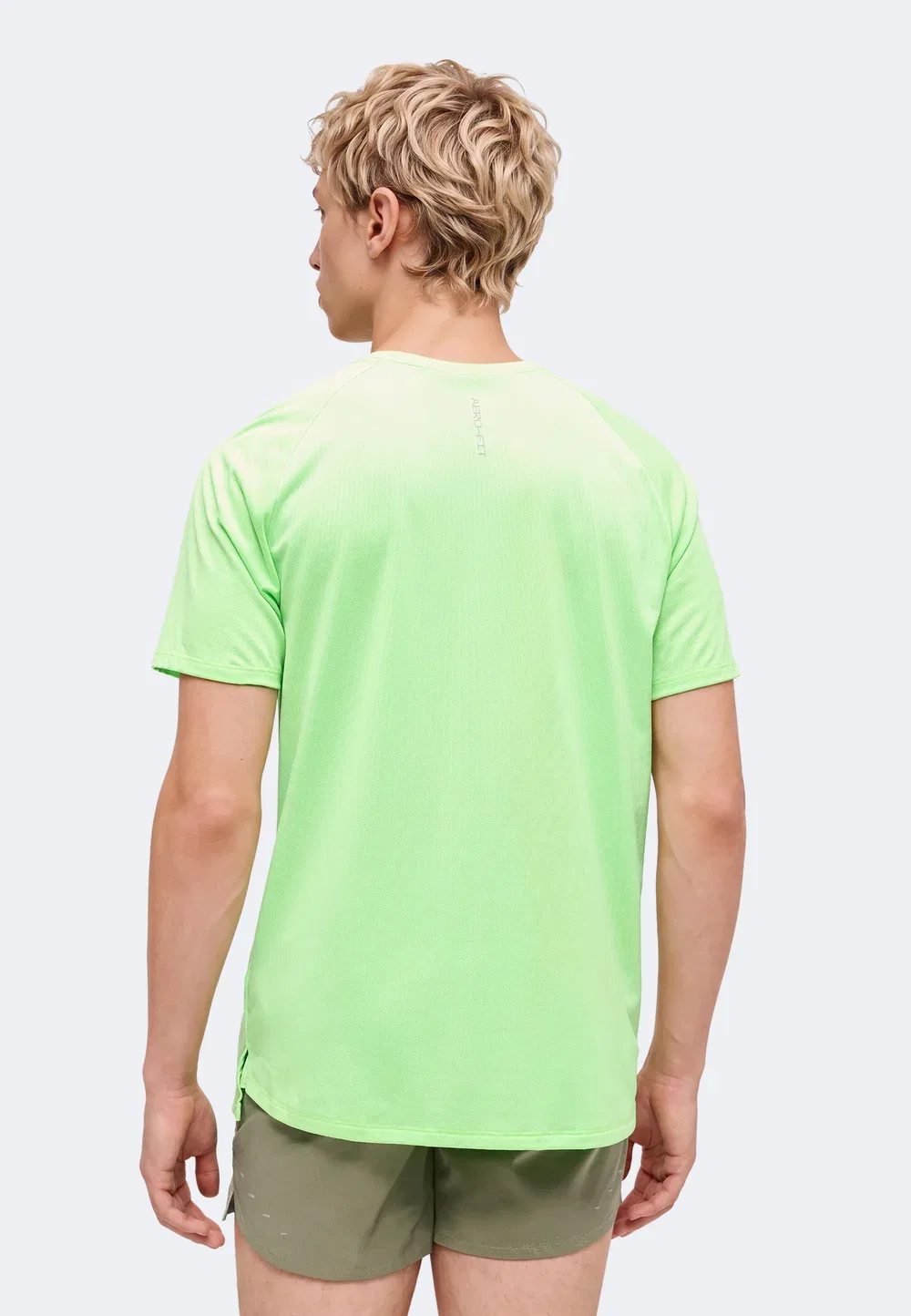 Футболка с принтом Stride Nike Performance, Volt/Light Silver-Coloured — фото 3