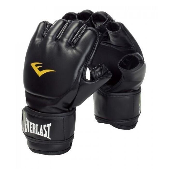 

Перчатки для ММА - черные EVERLAST, черный