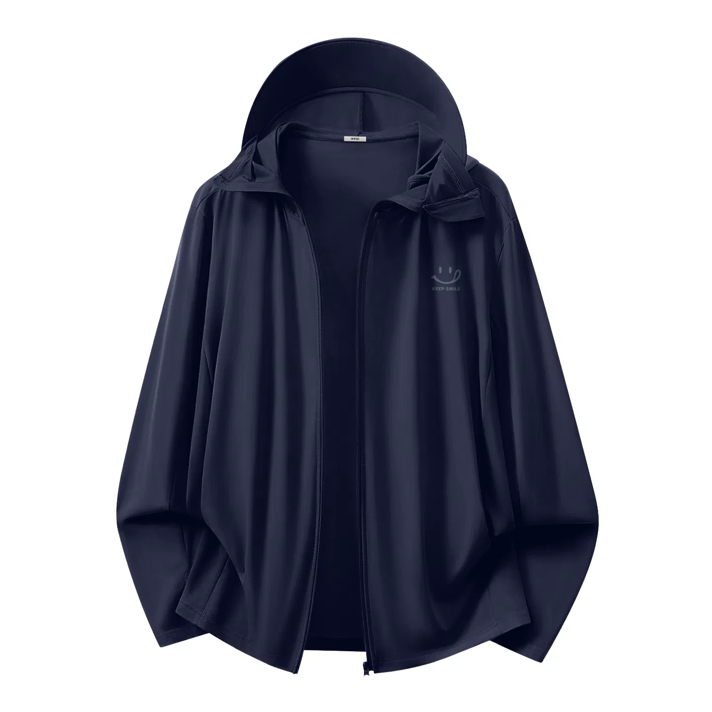 Детская ветровка с защитой от солнца Keep Smiling Chest Logo MINISO, Navy Blue