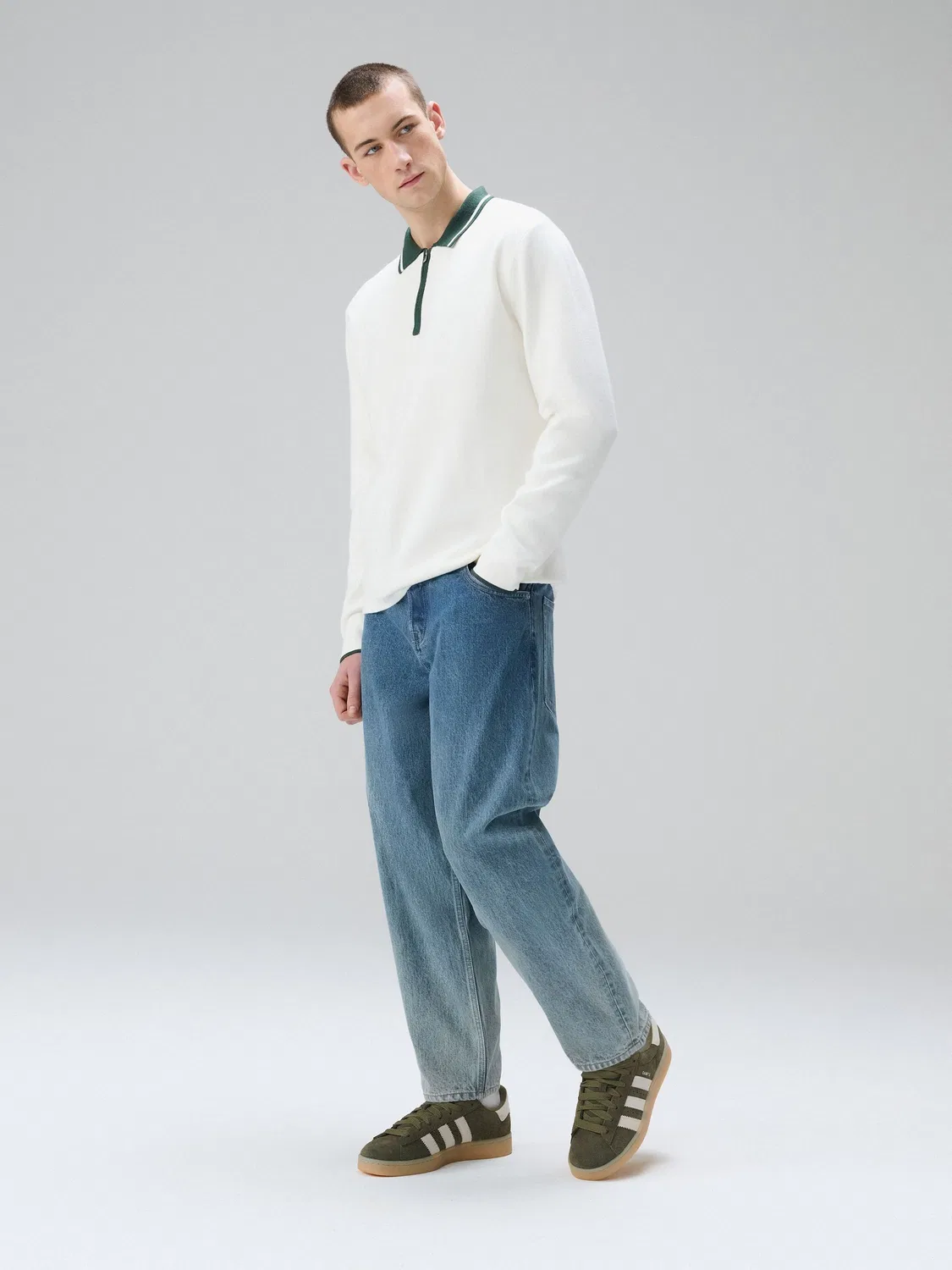 Джинсы Barrel Fit, Faded Blue Next — фото 3