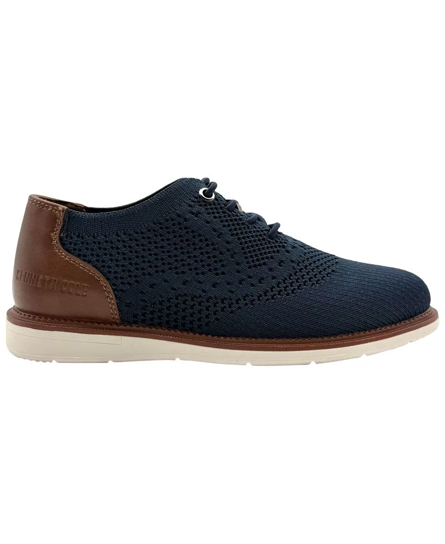 Детские туфли на шнуровке Kenneth Cole Reaction, Navy — фото 2