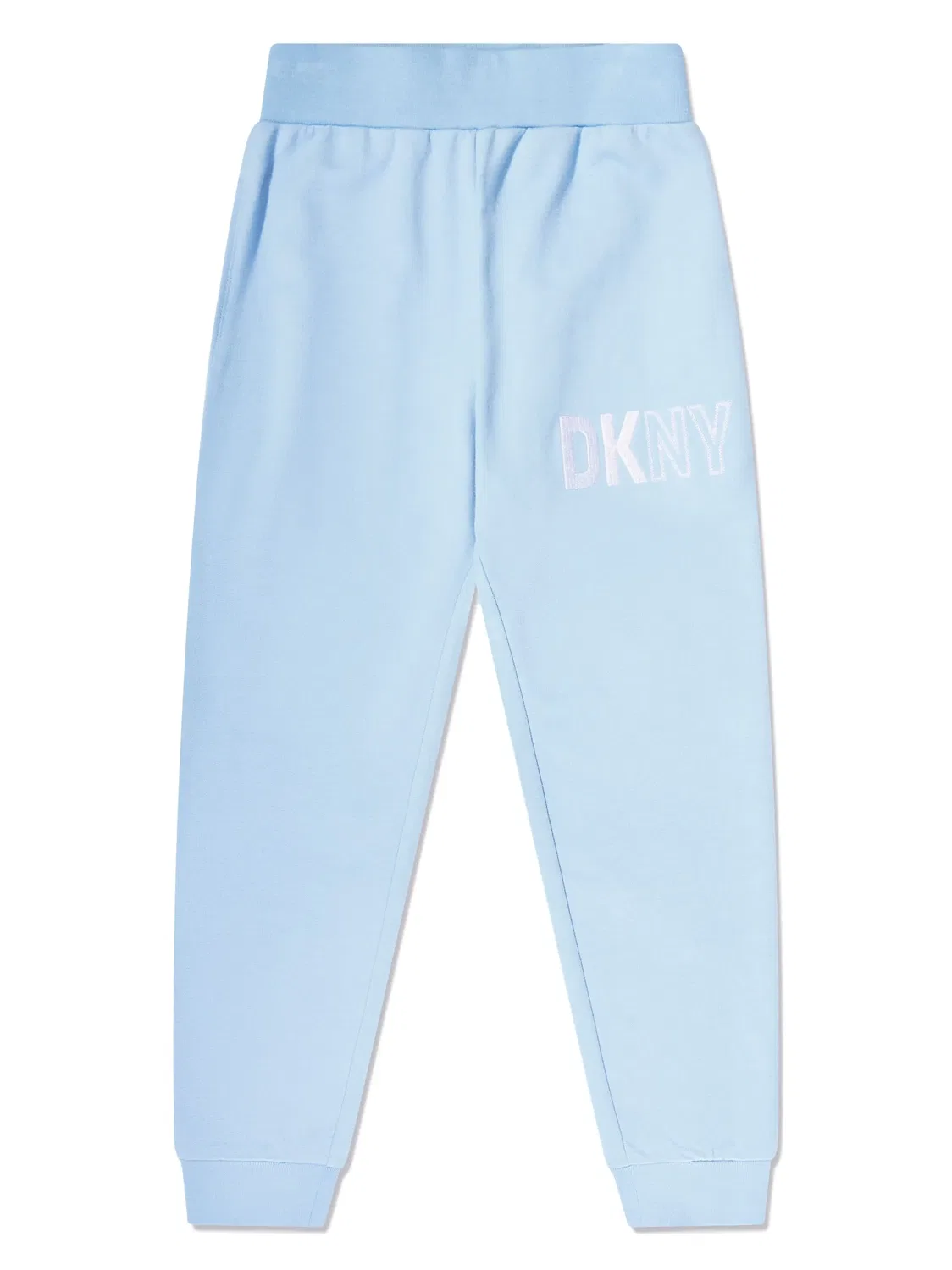 Трековые штаны с логотипом DKNY, светло-синий