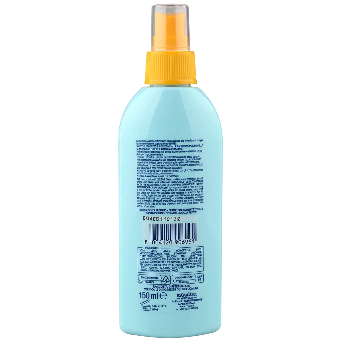 Солнцезащитный лосьон-спрей для детей SPF50+, Delice Solaire, 150 мл, Белый — фото 2