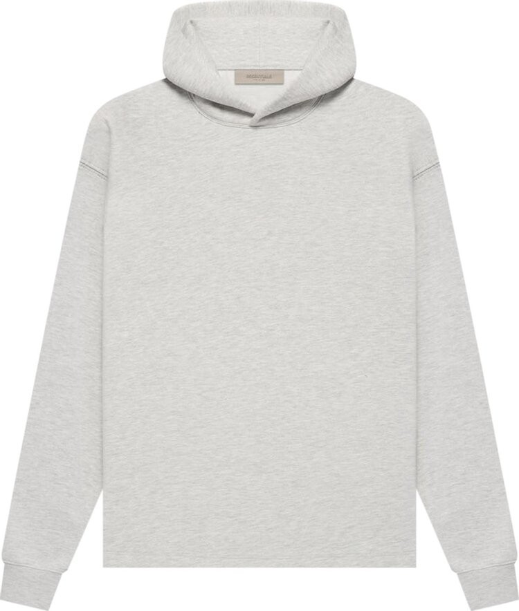 Худи Fear of God Essentials Relaxed Hoodie 'Light Oatmeal', серый — фото 2