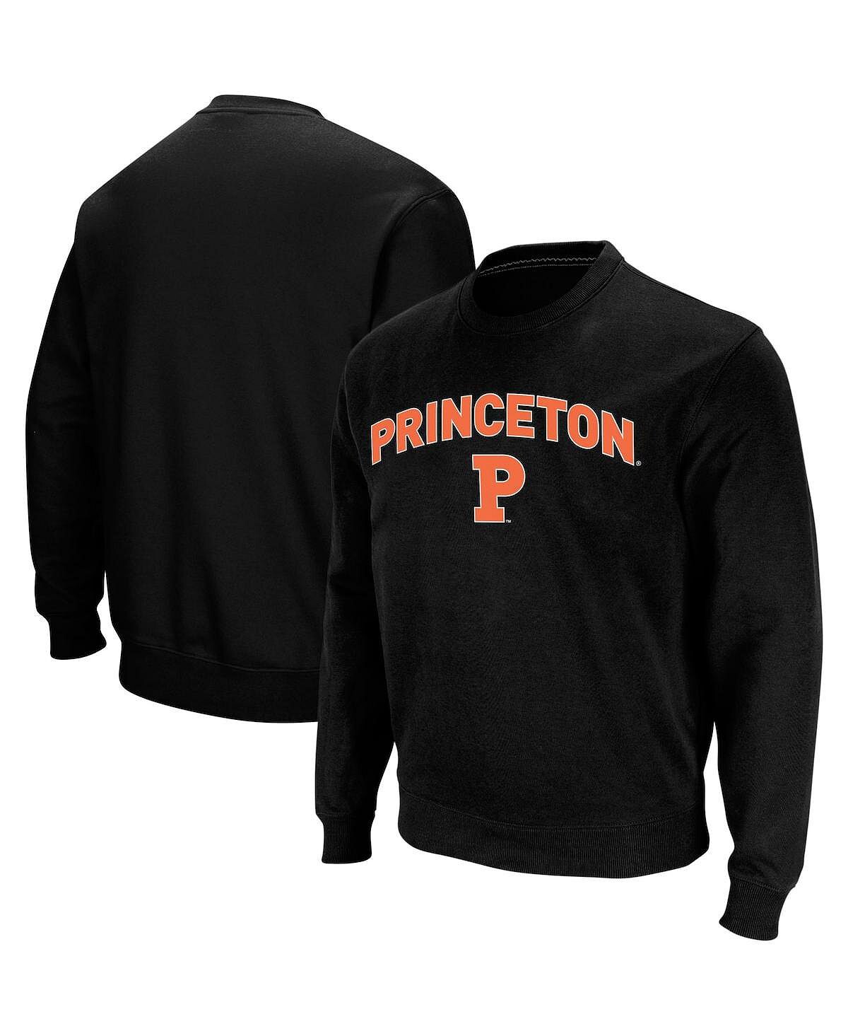 

Мужская черная толстовка с круглым вырезом princeton tigers arch & logo Colosseum, черный