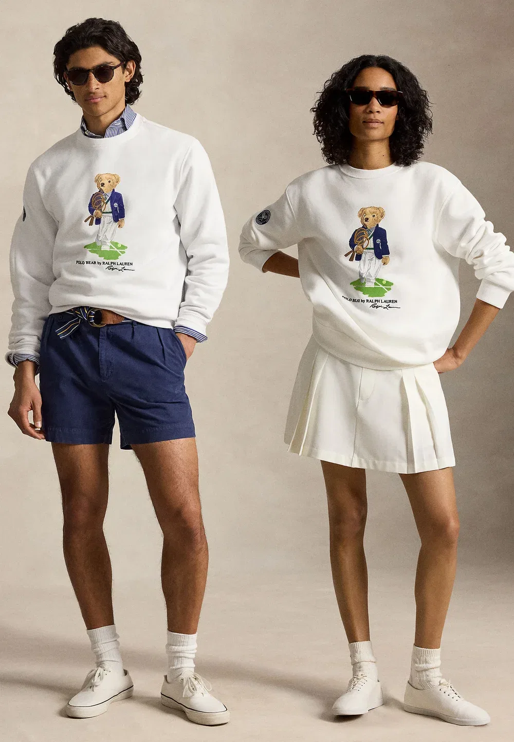Вязаный свитер для Уимблдона Polo Ralph Lauren, White — фото 2