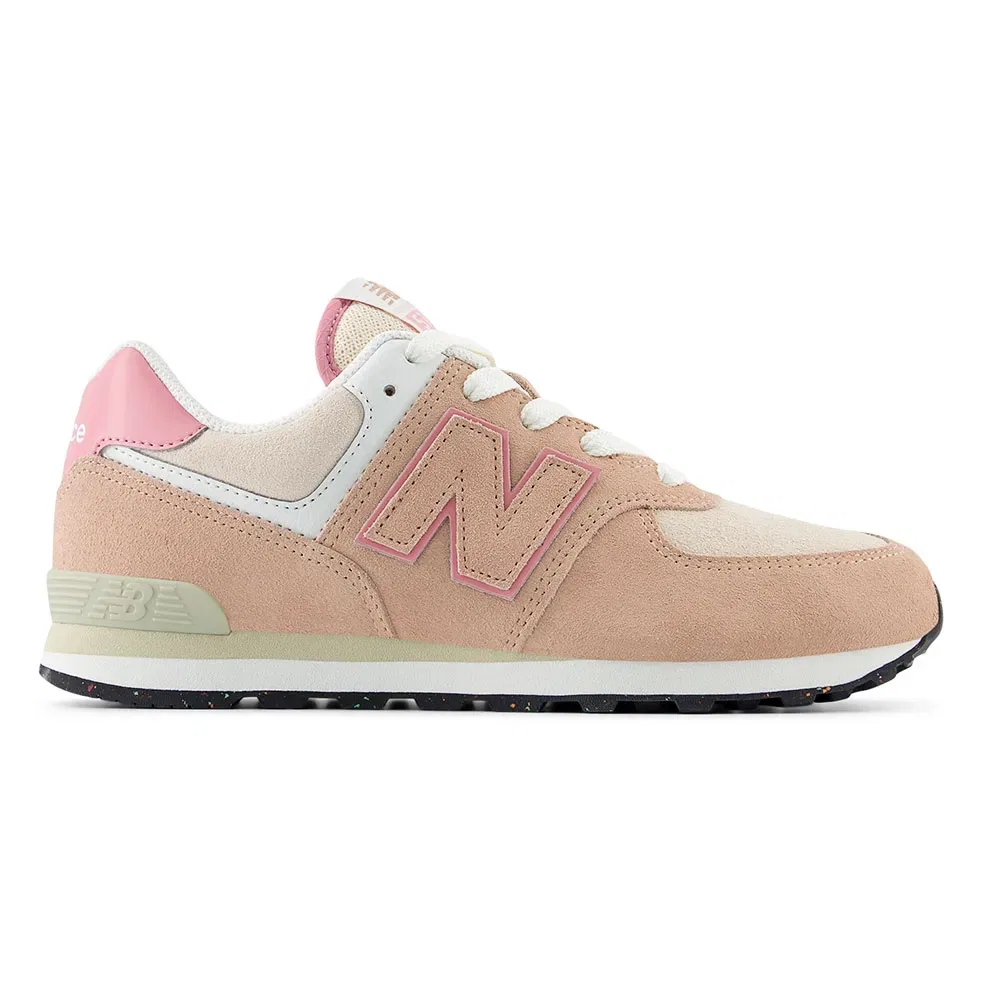 Кроссовки 574 New Balance, бежевый — фото 4