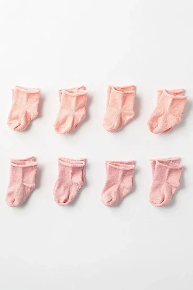Детские носки для новорожденных с принтом Logo Aksesuar, Pink