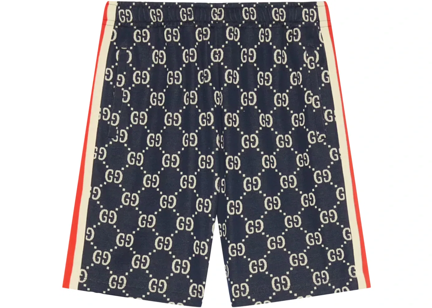 Мужские шорты с принтом Shorts Gucci, Blue/Ivory