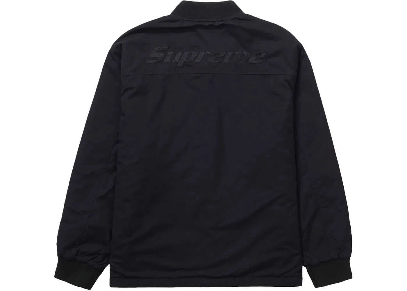 Мужская куртка с технологичной тканью Supreme Reversible Tech Work Jacket, Black — фото 2