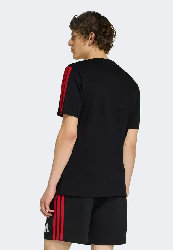 Футболка с принтом «Манчестер Юнайтед» и ДНК Adidas Performance, черный — фото 2