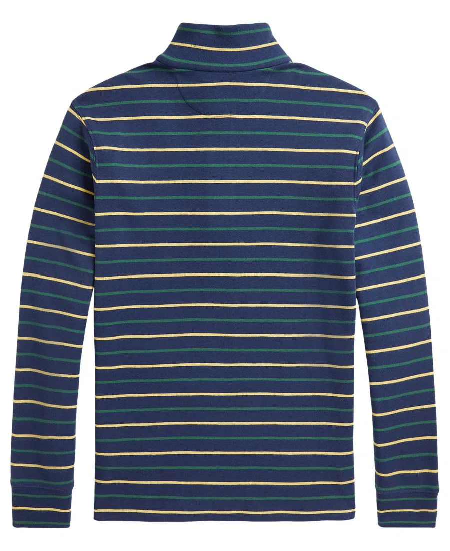 Свитшот с воротником-стойкой, длинным рукавом, с принтом Polo Ralph Lauren, Rustic Navy Multi — фото 2