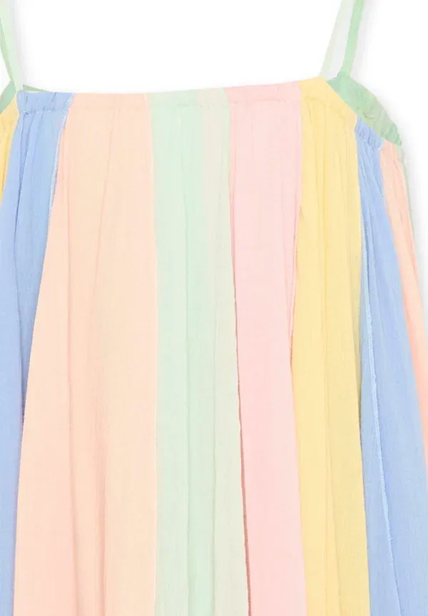 Платье разноцветное Vestito Stella Mccartney Kids, pink, light green — фото 3