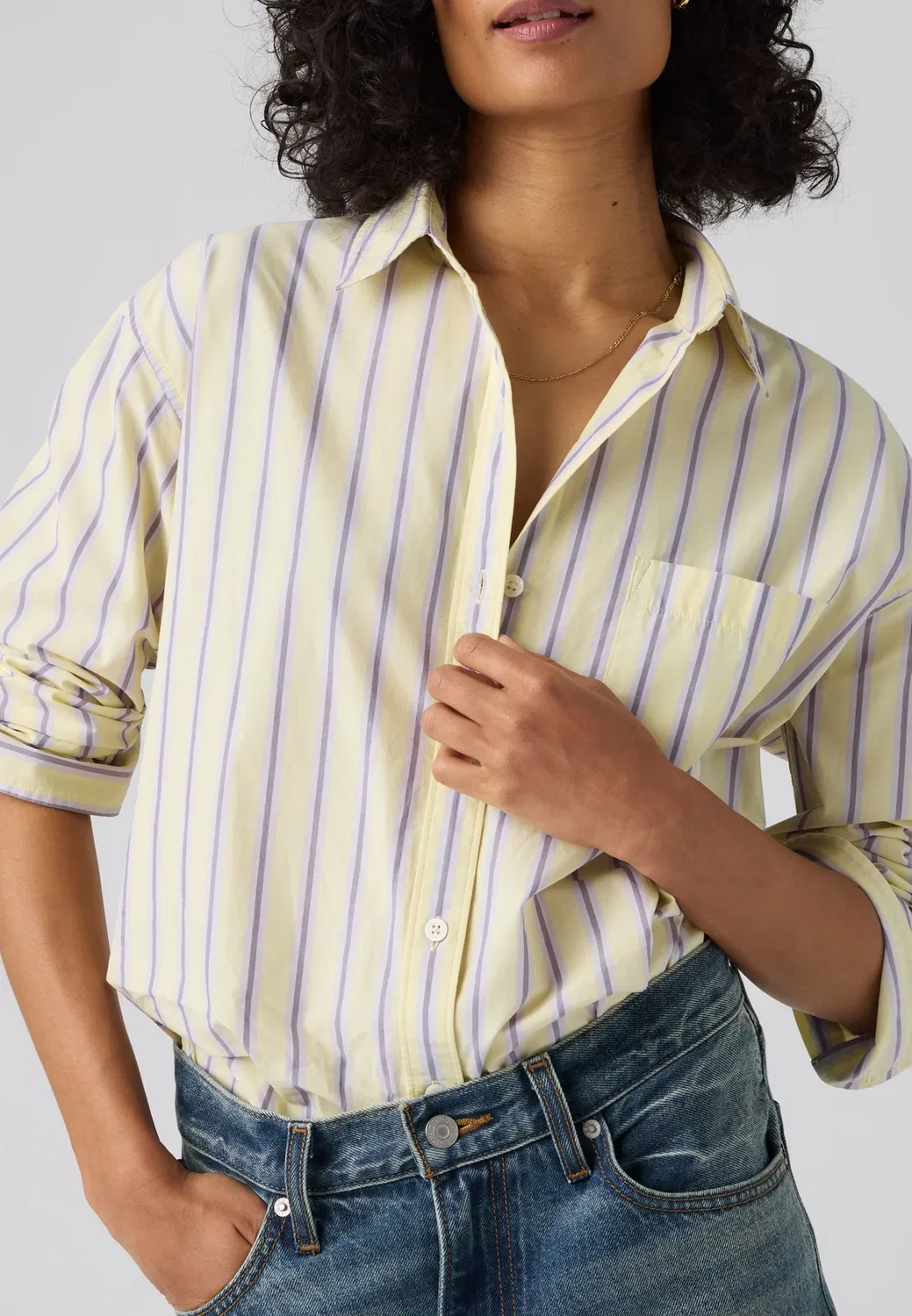 Харли - блузка на пуговицах Levi'S, Vanilla — фото 4