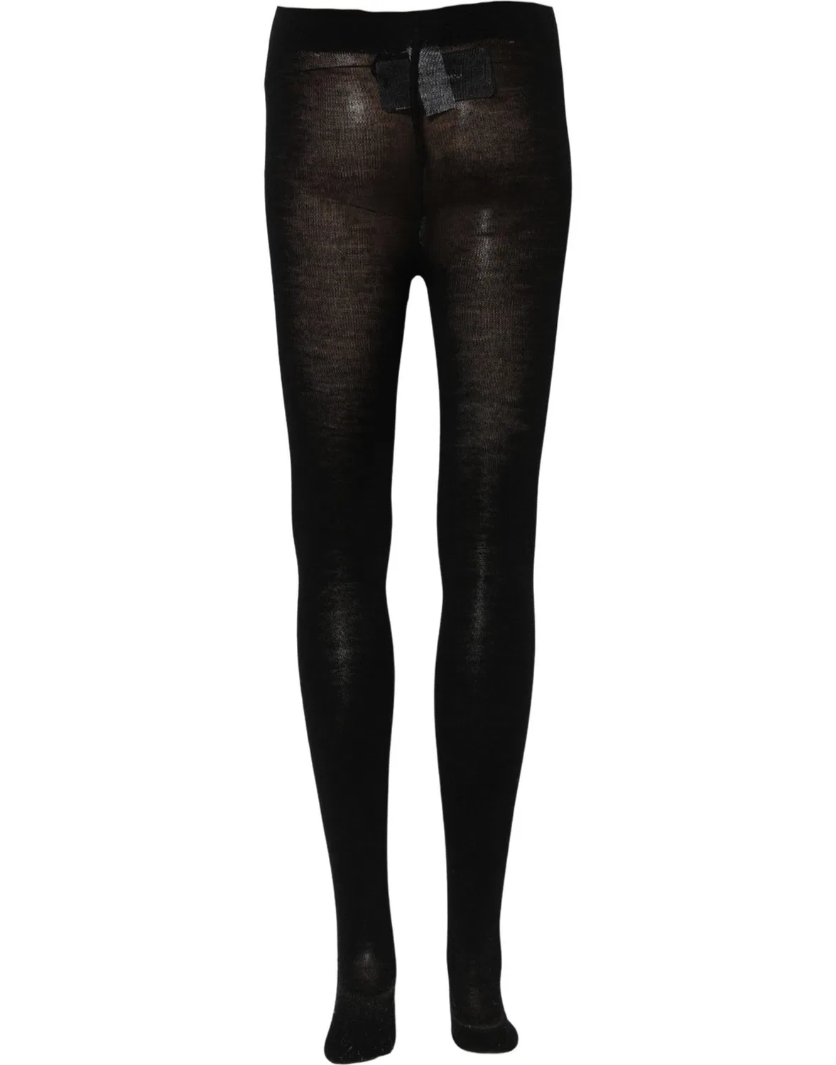 Женские плотные колготки с логотипом Stockings Dolce & Gabbana, Black — фото 4