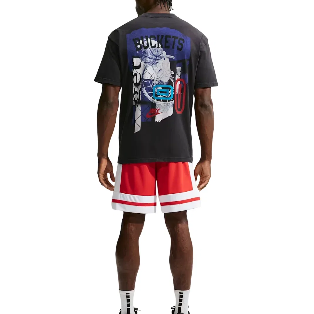 Мужская футболка T-Shirt 'Black' Nike, черный — фото 2