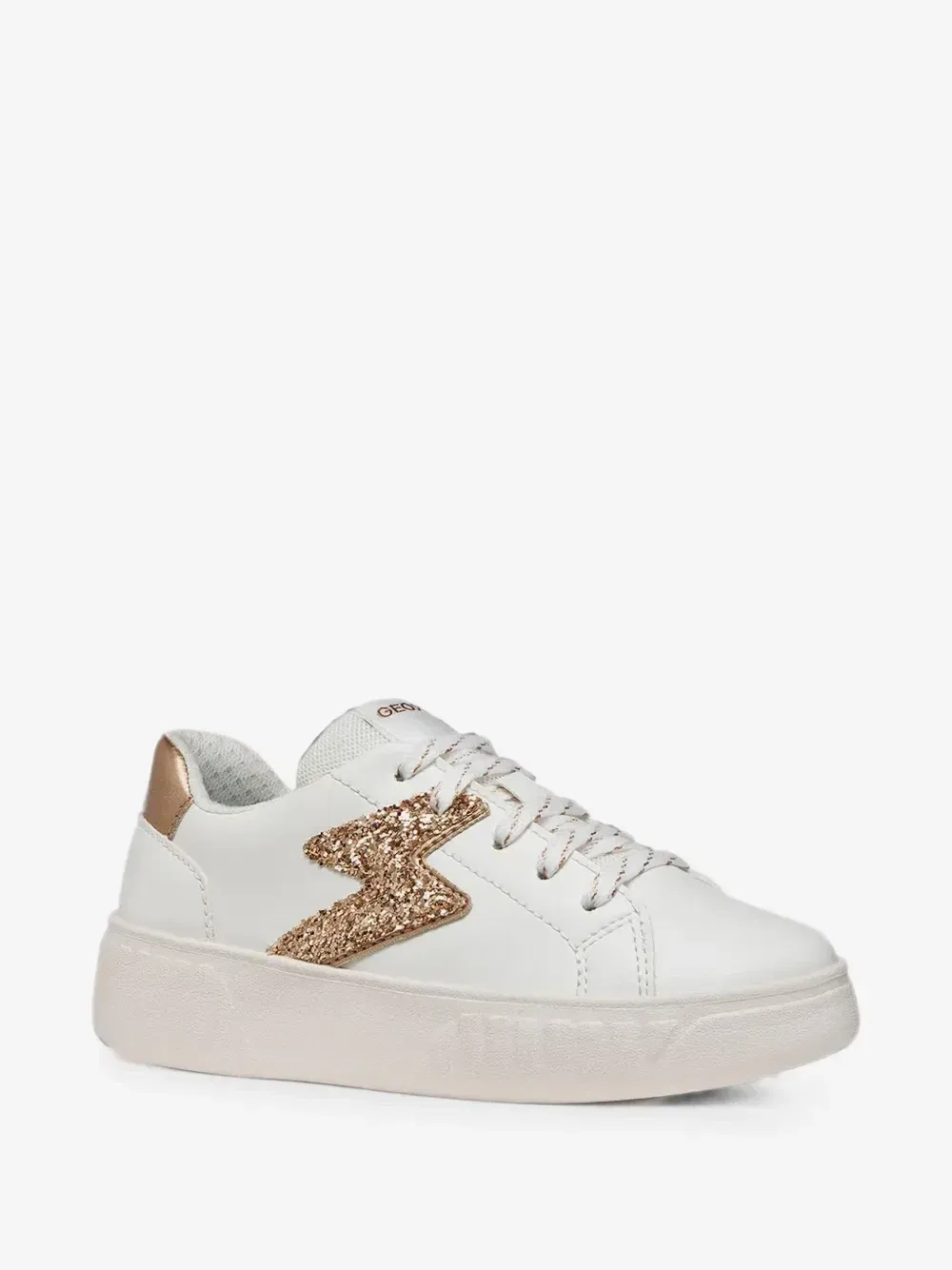 Декорированные кроссовки Geox Kids, белый