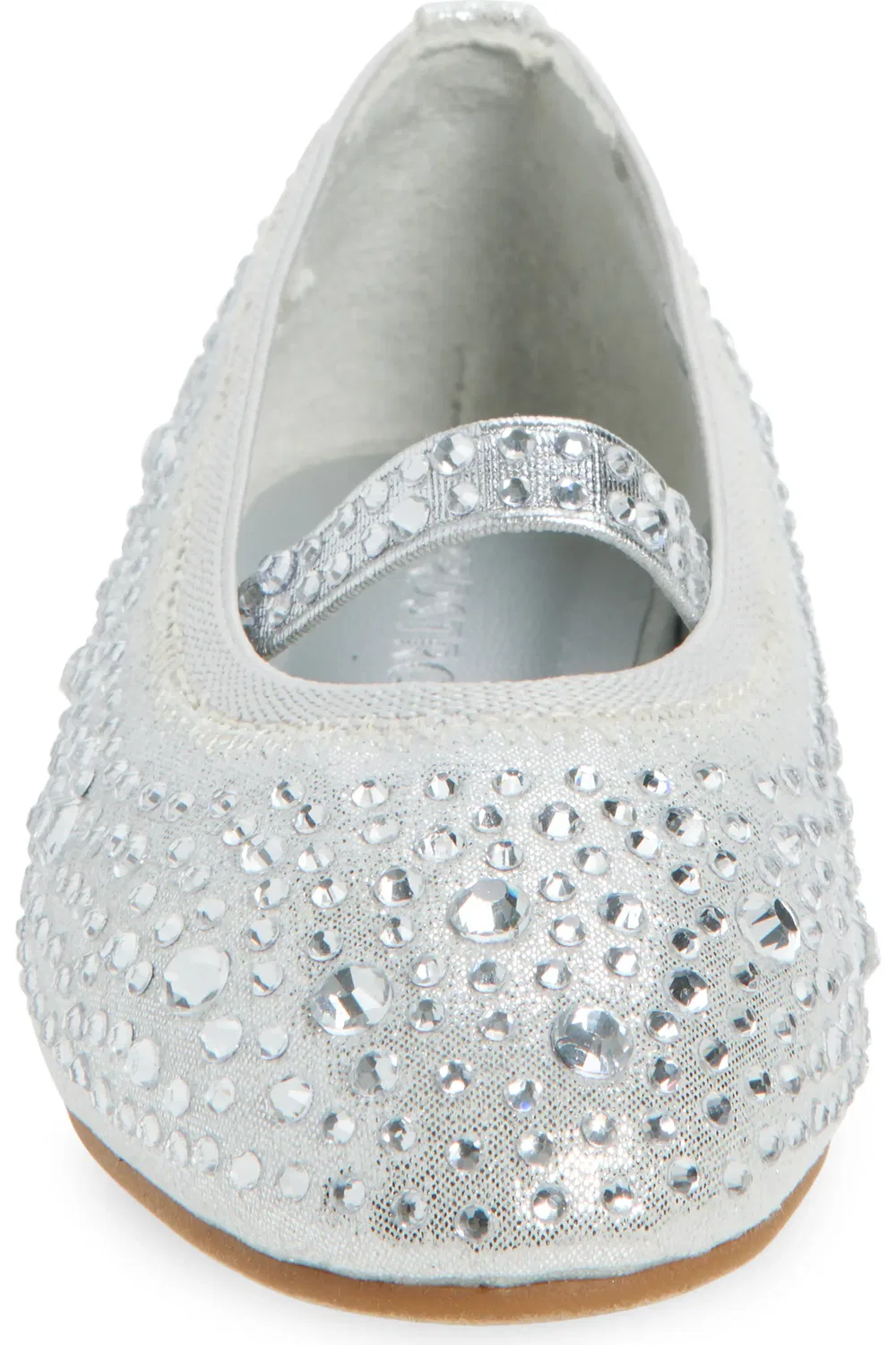 Детские туфли мэри-джейн с блестками Kyleigh Nordstrom, Silver Metallic — фото 4
