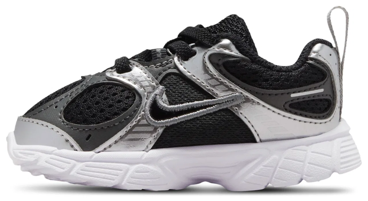 Детские кроссовки для мальчиков на эластичных шнурках V5 RNR Lace Nike, Black/Anthracite — фото 2