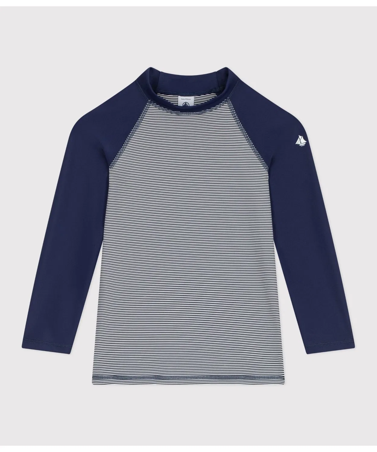 Детская рашгарда с длинным рукавоммодель Mirare PETIT BATEAU, Blue