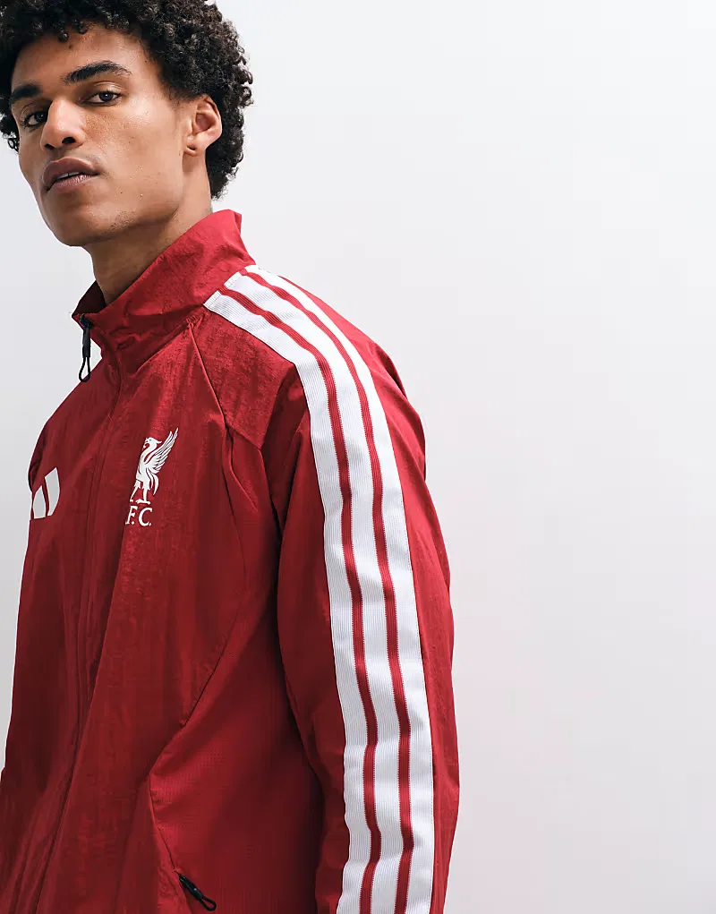 Футбольная куртка Adidas "Ливерпуль" домашнего сезона 26/27 "Anthem" красного — фото 4