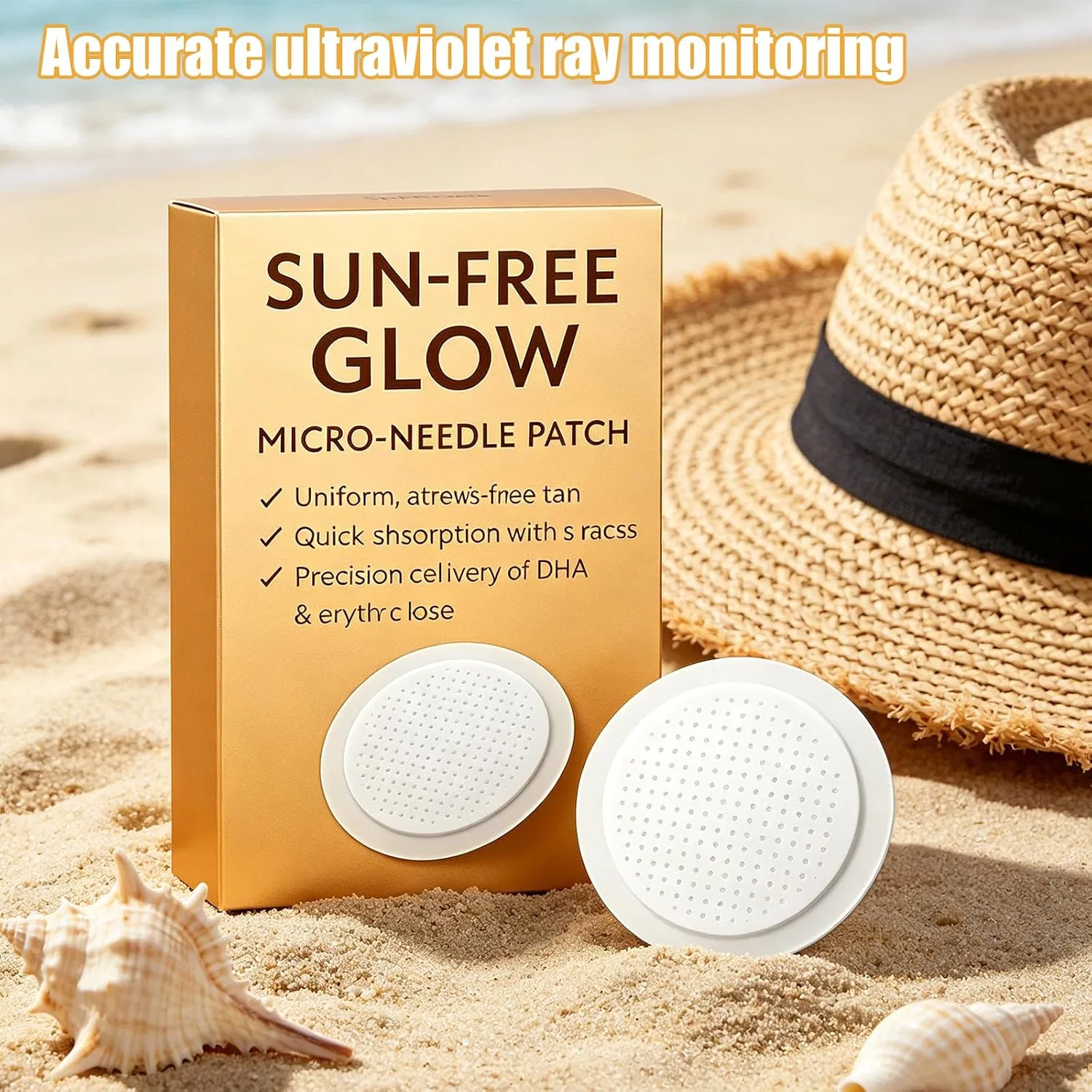 Самозагар патч Sun Free Glow Nano Microneedle, RUTYAUB, 2 шт, 10 г — фото 3