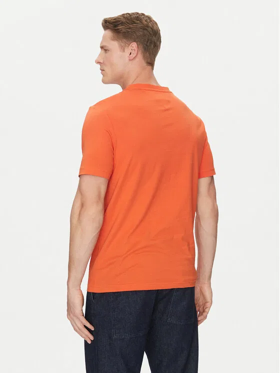 Футболка regular fit Center Stack Tommy Hilfiger, оранжевый — фото 3