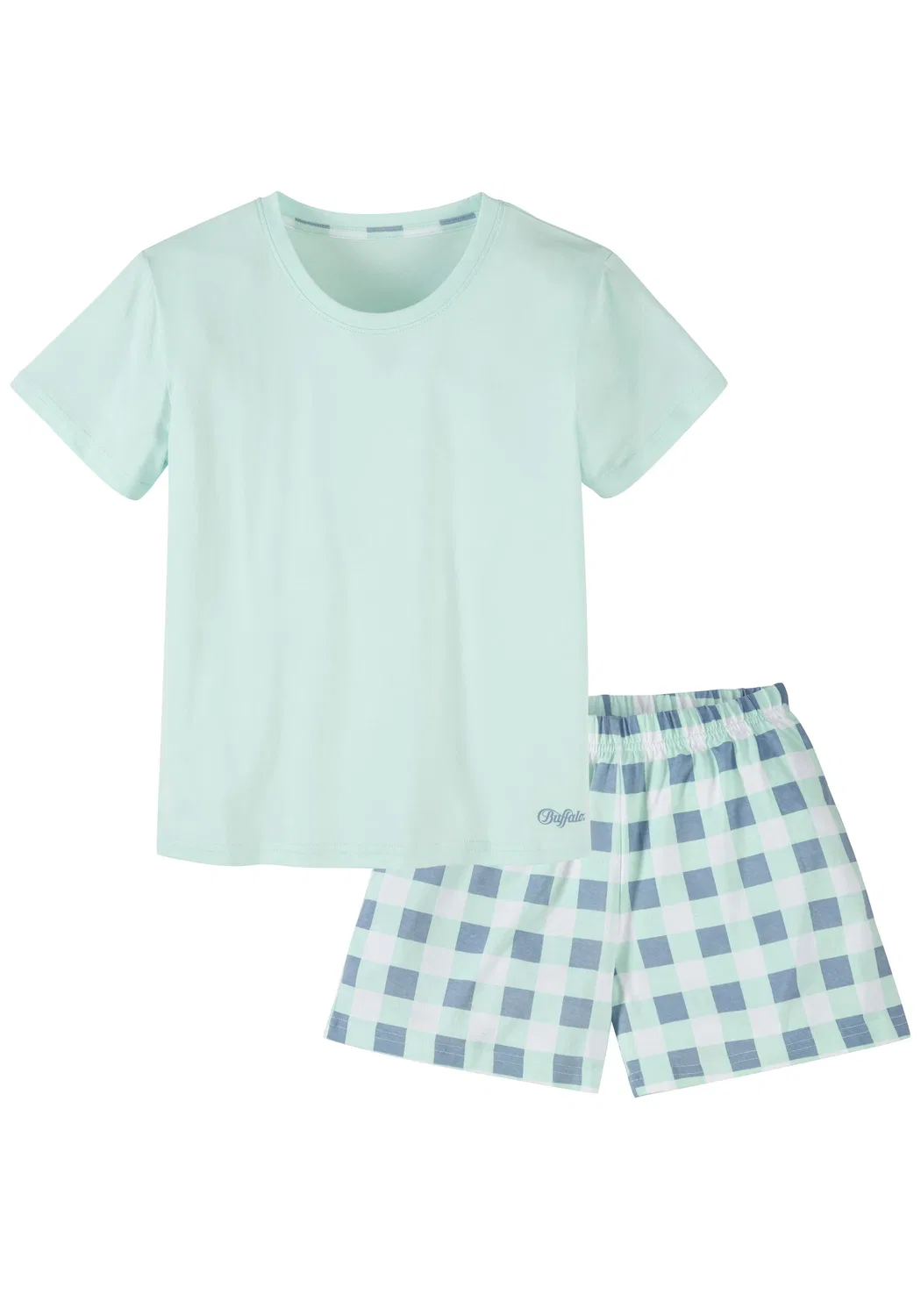 Детская пижама с каропринтом Buffalo, Mint/Checkered