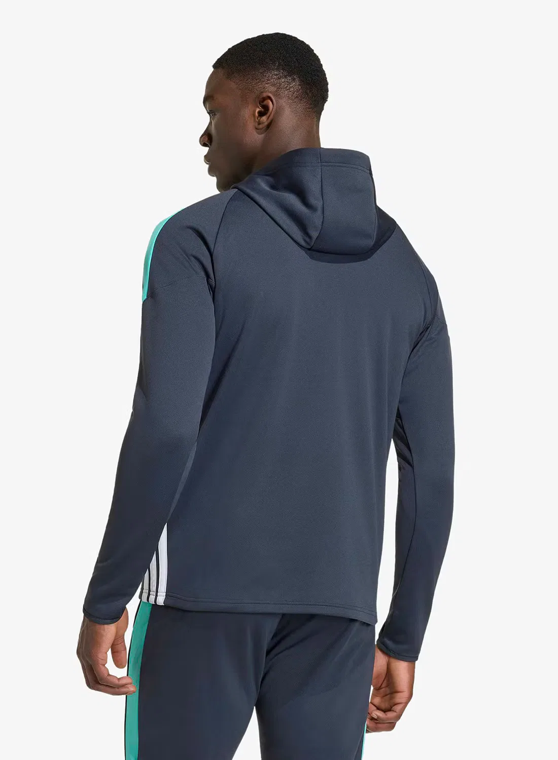 Тренировочная куртка на молнии Tiro 26 Essentials Adidas, серый — фото 2