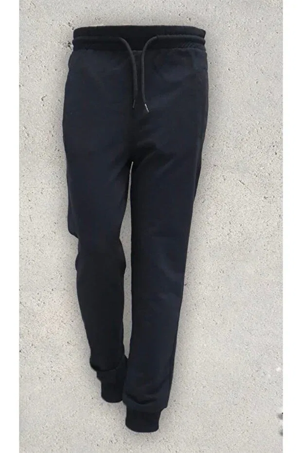 Детские спортивные штаны для девочек хлопковые Poyraz basic jogger school sweatpants Güzelce Kids, Black