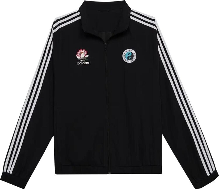 

Топ adidas x Palace Zip Track Top 'Black', черный