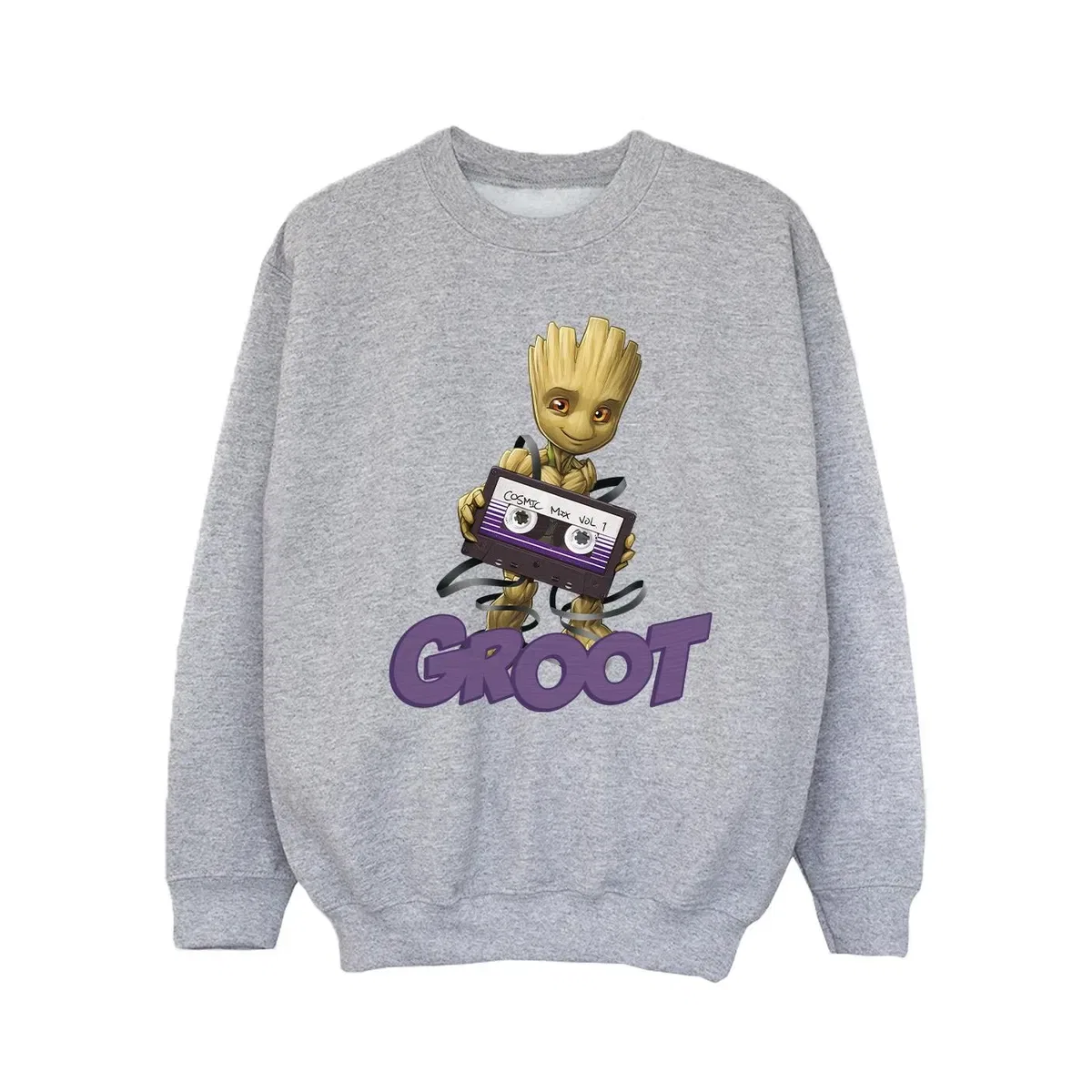 Свитшот с принтом Groot Casette Guardians Of The Galaxy, Grey — фото 2