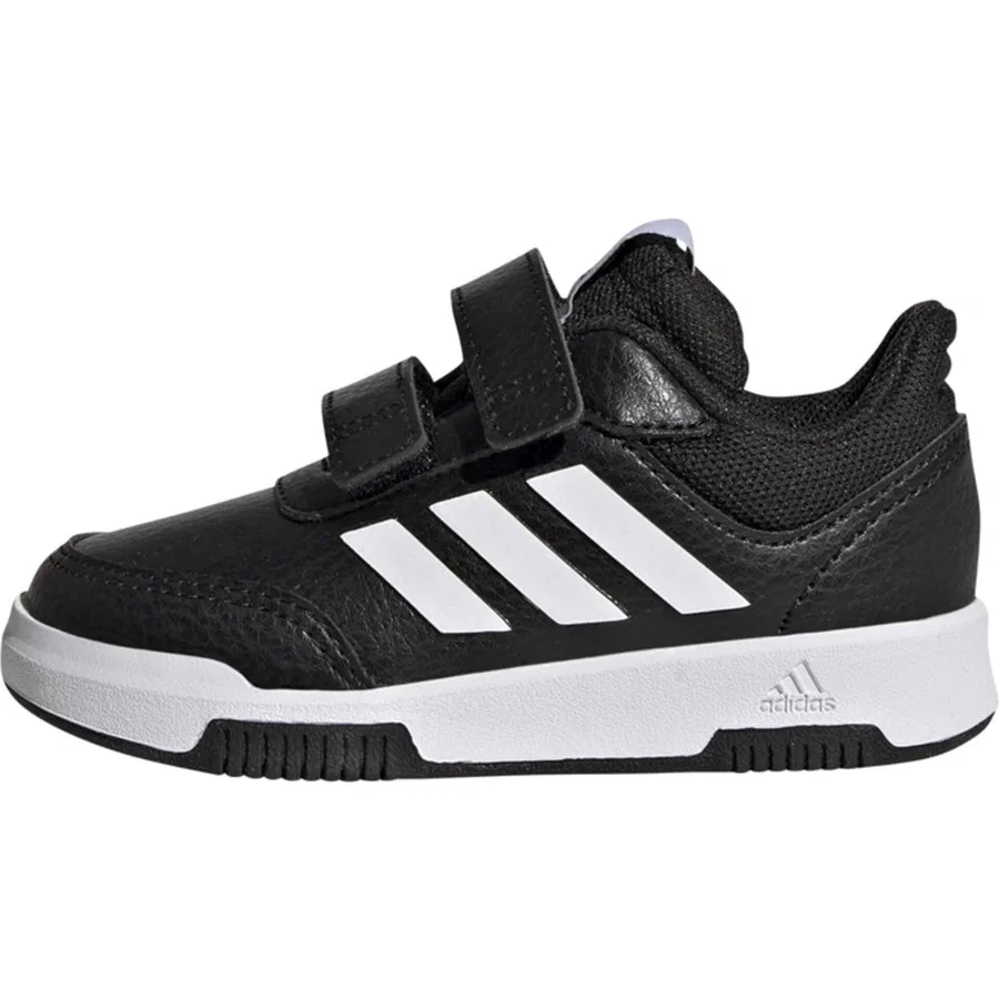 Детские спортивные туфли на липучках Tensaur Hook and Loop adidas, Черно-белый — фото 3