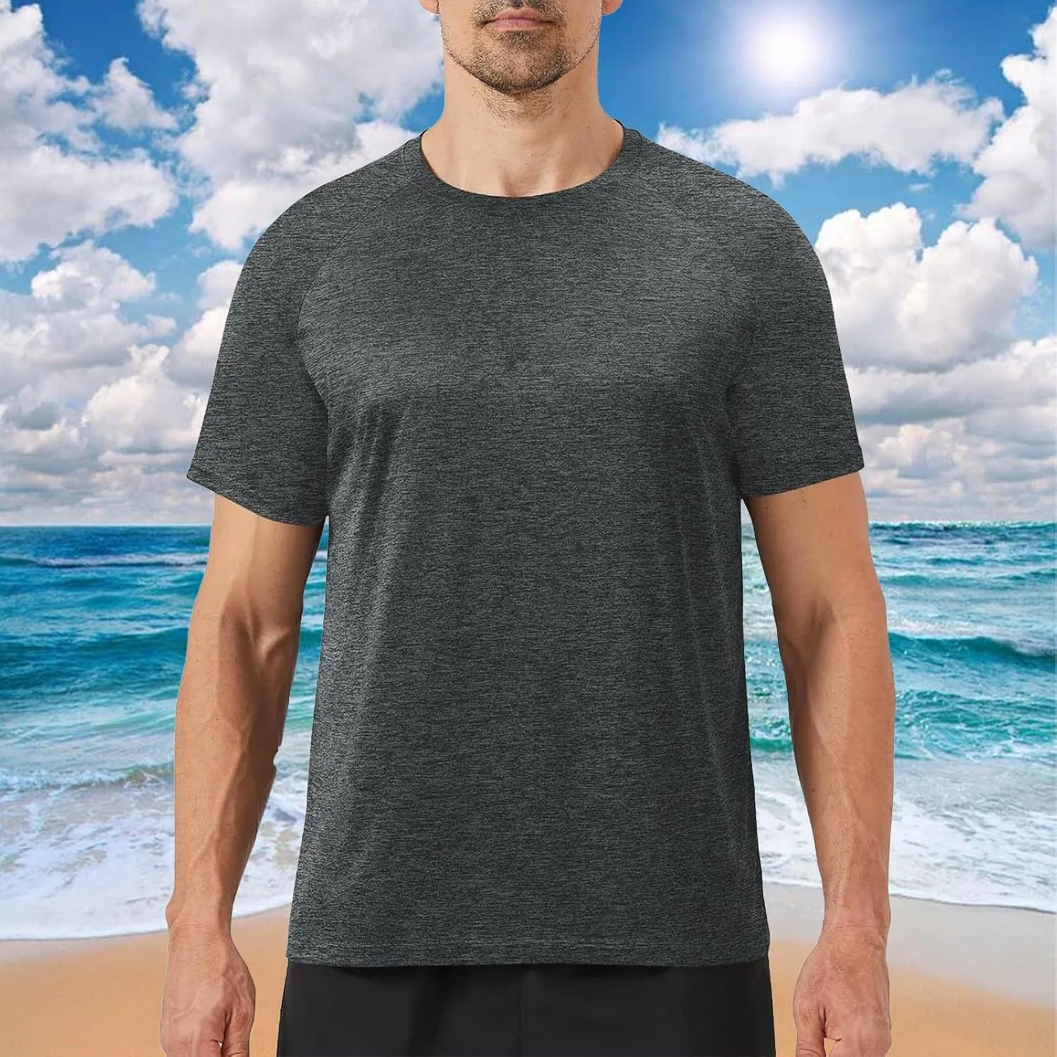 Мужская футболка с длинным рукавом Athletic Quick Dry, Dark Gray — фото 2