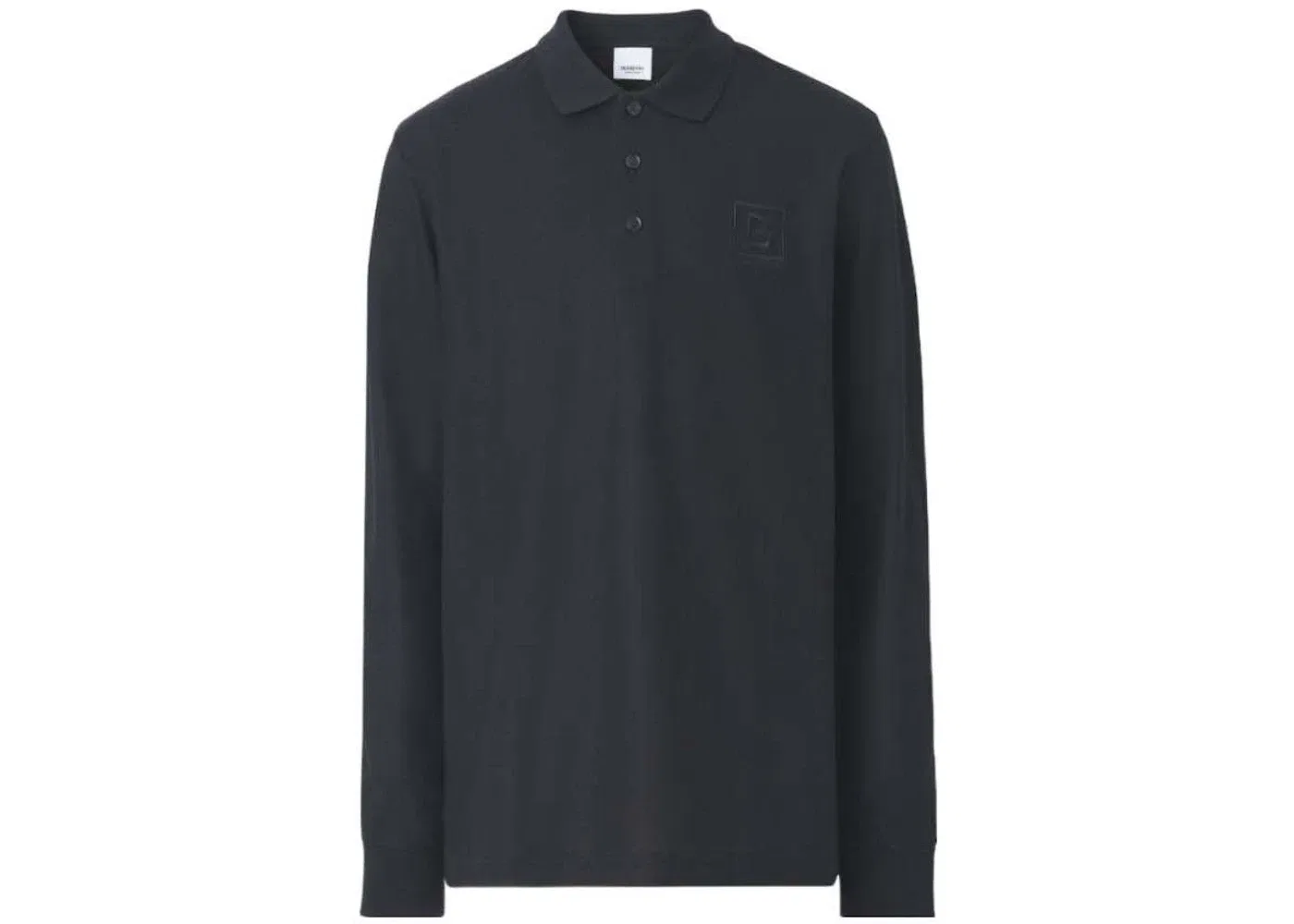 Мужское поло с длинным рукавом Burberry, Black