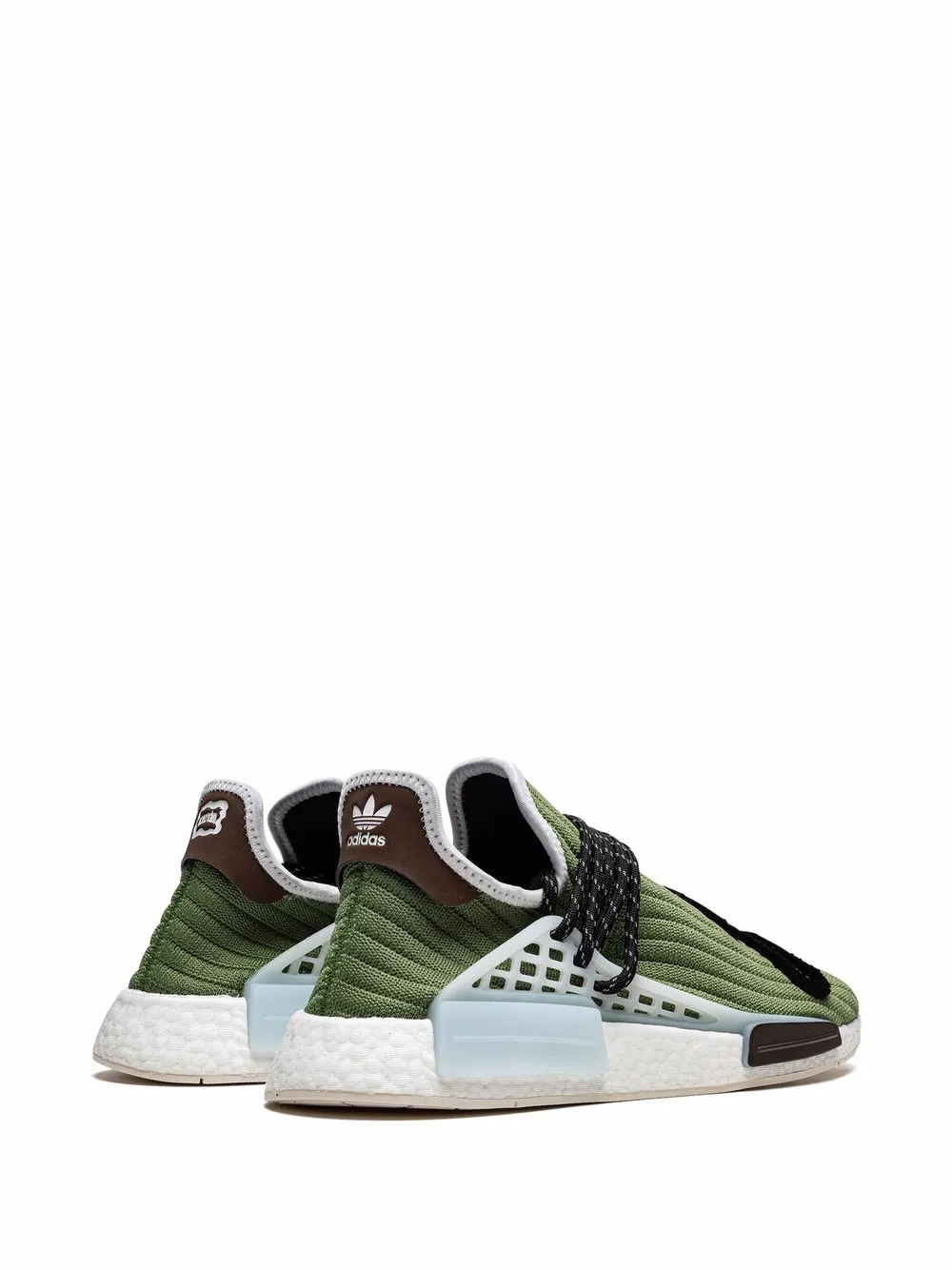 Кроссовки NMD Human Race BBC Ice Cream x Pharrell Adidas, зеленый — фото 3