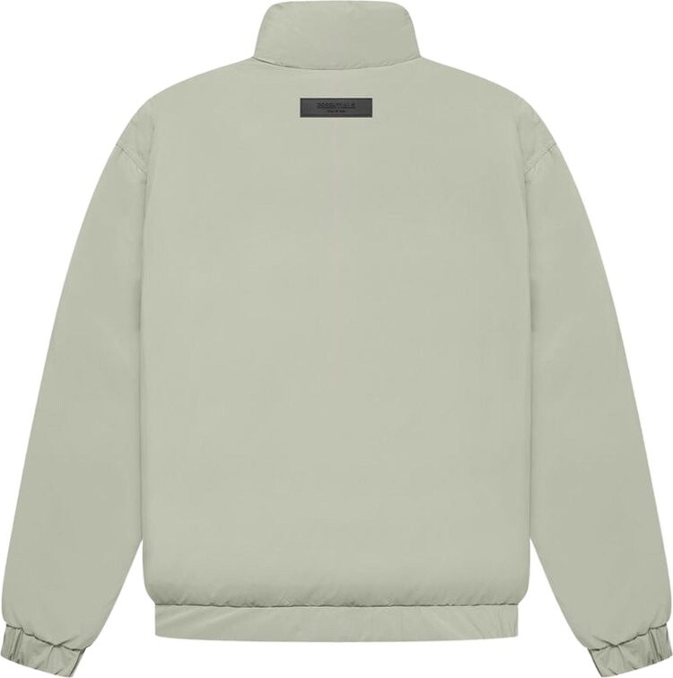 Пуховик Fear of God Essentials Half-Zip Puffer 'Seafoam', зеленый — фото 3