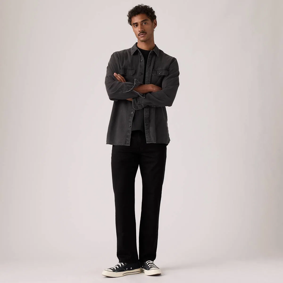 Джинсы 514 Straight для мужчин Levi's, Sta-Black - Black