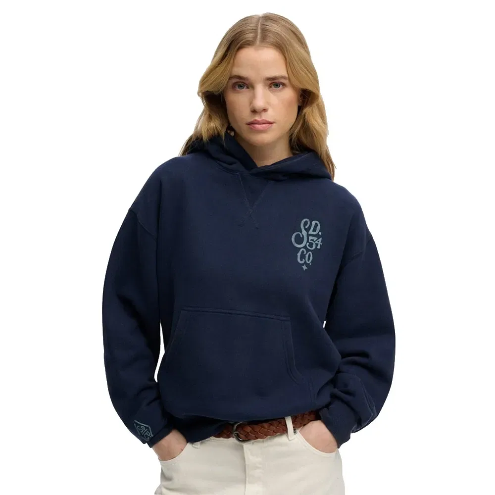 Худи Heritage Hamptons Superdry, синий