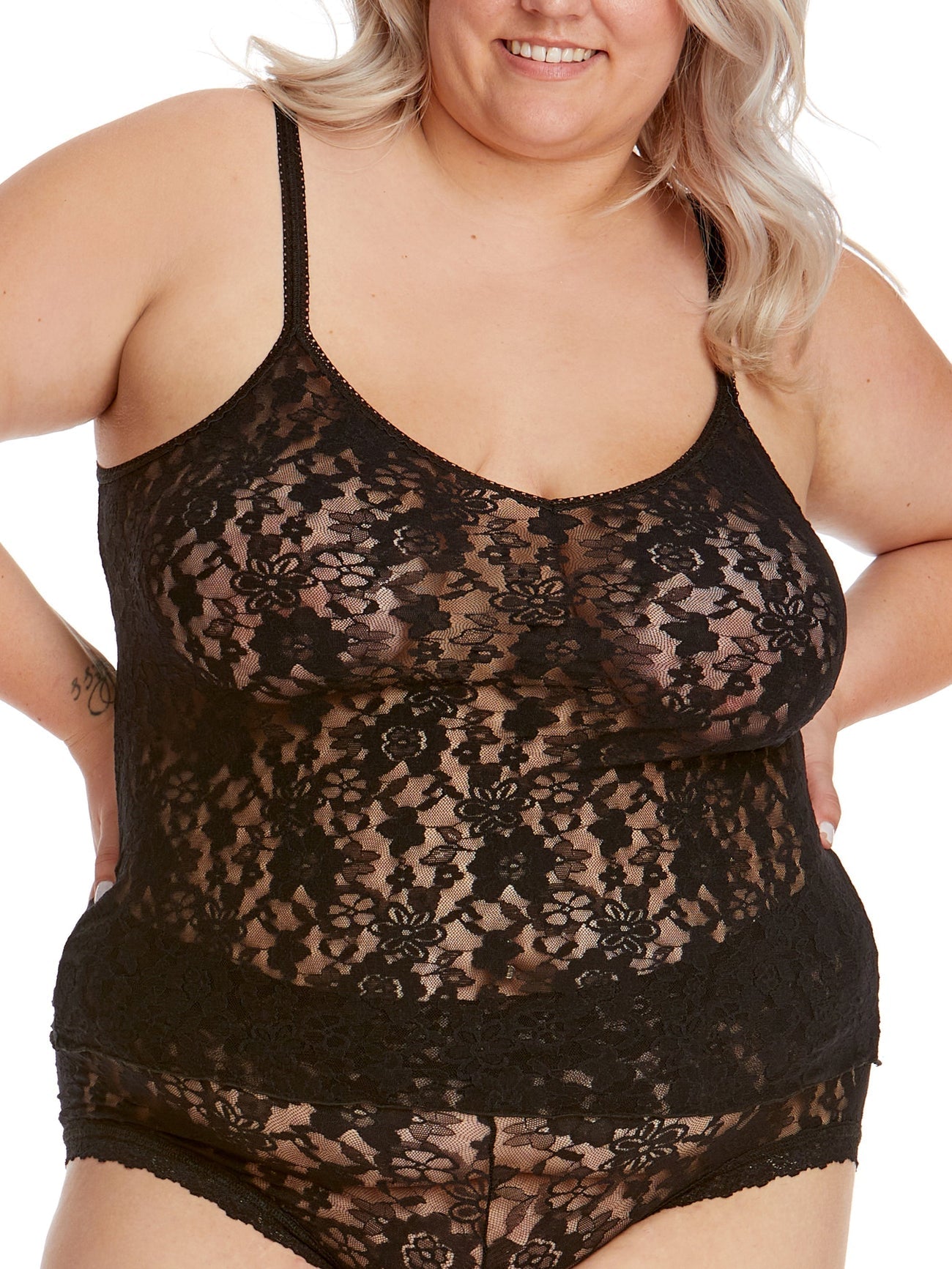 

БЛУЗКА PLUS SIZE DAILY LASE HANKY PANKY, черный